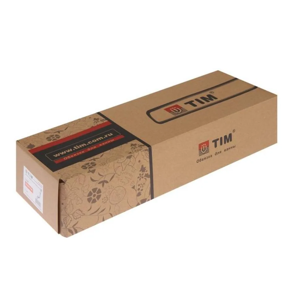 Обвязка для ванны пластмассовая, полуавтоматическая с фиксатором TIM BAS0170P