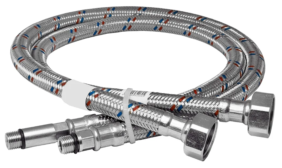 Подводка для смесителя KRAFTECO M10 × 1/2″, 50 см, пара