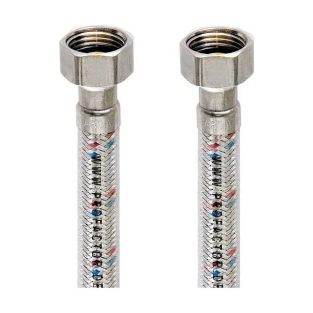 Подводка KRAFTECO LUX в силиконовой оболочке, Г/Г 1/2″, 200 см