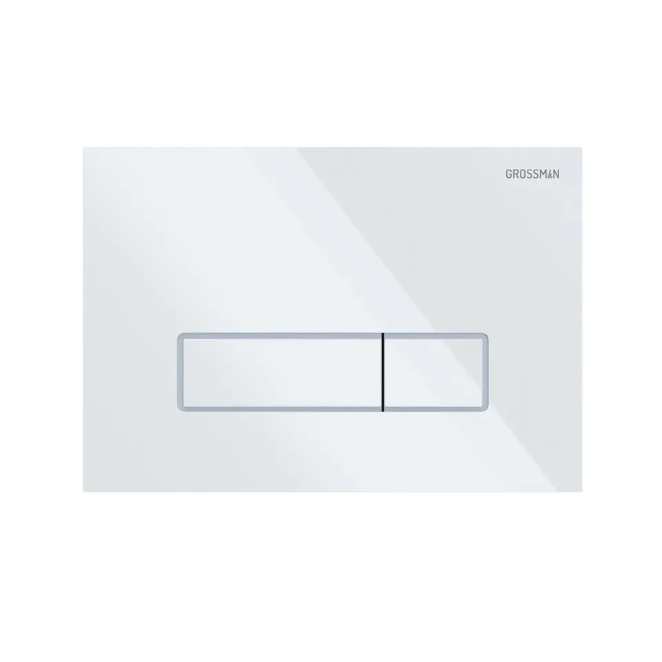 Клавиша смыва Grossman Alba 700.K45.06.000.000 белая глянцевая,1 место