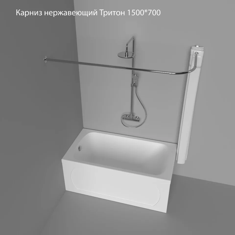 Карниз угловой 150×70 см