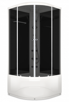 Душевая кабина Domani Spa Delight Slim 99 с электрикой, высокий поддон 900x900x2180 (чер. стенки, тонир. стекла) DS01DS99HBT10 Официальный дилер  Душевая кабина Domani Spa Delight Slim 99 с электрикой, высокий поддон 900x900x2180 (чер. стенки, тонир. стекла) DS01DS99HBT10 Официальный дилер
