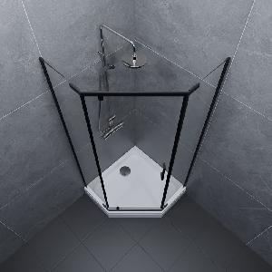 Душевой уголок "Дека-Блэк", без поддона 900x900x1900 Душевой уголок "Дека-Блэк", без поддона 900x900x1900