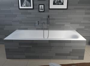Встраиваемая акриловая ванна Riho Linares Velvet 180*80 c тонким бортом