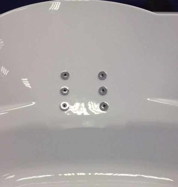 Спинной массаж  форсунки металл 4 шт 