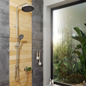 Душевая насадка верхняя круглая, хром, SpaHome, IDDIS, SPA26CPi64