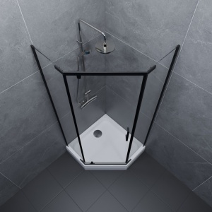 Душевое ограждение Triton Дека-Блэк 90*90*207 L/R с поддоном Душевое ограждение Triton Дека-Блэк 90*90*207 L/R с поддоном
