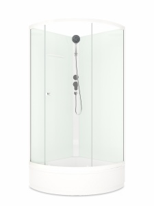 Душевая кабина Domani-Spa Simple 99 Eco mid V1.2 (90х90 см) без крыши  Душевая кабина Domani-Spa Simple 99 Eco mid V1.2 (90х90 см) без крыши