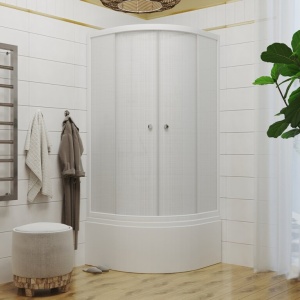 Душевое Ограждение Лён 90*90 Б высокий поддон  Душевое Ограждение Лён 90*90 Б высокий поддон