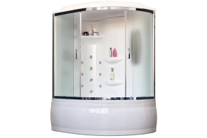 Душевая кабина RB 170ALP-C-CH (матовое) левая 170x100x225 профиль хром  Душевая кабина RB 170ALP-C-CH (матовое) левая 170x100x225 профиль хром