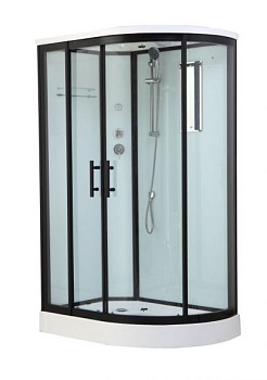 Душевая кабина Timo Standart Т-6602 Black L 120*85*220 Душевая кабина Timo Standart Т-6602 Black L 120*85*220