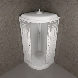 Душевая Кабина Тритон  Полосы 90*90 А ДН4 низкий поддон  Душевая Кабина Тритон  Полосы 90*90 А ДН4 низкий поддон