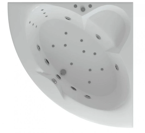 Акриловая ванна Aquatek Поларис-1 140,5х140,5 полный комлект