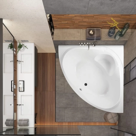 Акриловая ванна VagnerPlast Athena 150х150 комплект