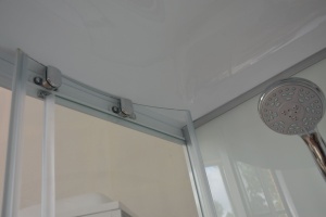 Душевая кабина RB 90HK6-WT (белое/прозрачное) 90x90x217  задняя стенка акриловая  Душевая кабина RB 90HK6-WT (белое/прозрачное) 90x90x217  задняя стенка акриловая