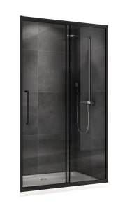 Душевая дверь в нишу ABBER Schwarzer Diamant AG30170BH 170*195 L/R без поддона Душевая дверь в нишу ABBER Schwarzer Diamant AG30170BH 170*195 L/R без поддона