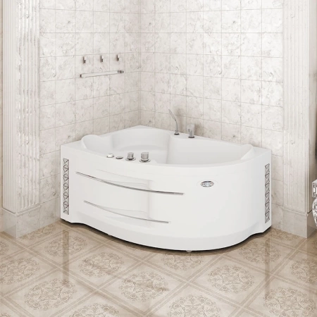 Акриловая ванна Vannesa Ирма 160х105 L комплект