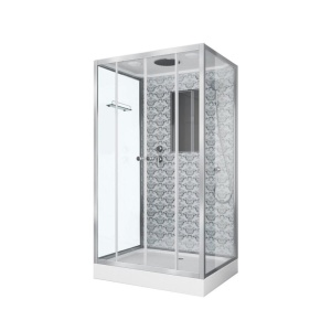 Душевая кабина Niagara Luxe NG-7772QW 120х90х210 стенки серебро Душевая кабина Niagara Luxe NG-7772QW 120х90х210 стенки серебро