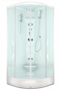 Душевая кабина Domani Spa Elegance V1.2 с электрикой,низкий поддон 900x900x2180 (сатин. мат. стекла) DS01E99LAM10-V1.2 Душевая кабина Domani Spa Elegance V1.2 с электрикой,низкий поддон 900x900x2180 (сатин. мат. стекла) DS01E99LAM10-V1.2