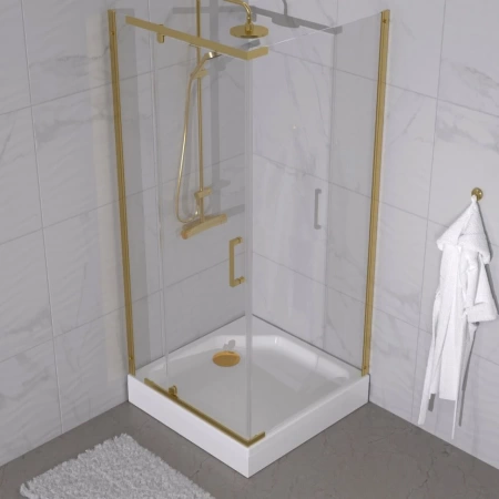 Душевое ограждение Triton Терра-Голд 90*90*207 с поддоном