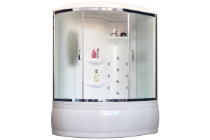 Душевая кабина RB 170ALP-C-CH (матовое) правая 170x100x225 профиль хром  Душевая кабина RB 170ALP-C-CH (матовое) правая 170x100x225 профиль хром