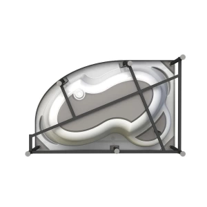 Акриловая ванна Vannesa Ирма 149х96 R комплект