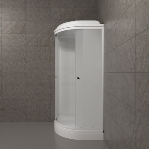 Душевая Кабина Вельвет 80*80 А полукруг низкий поддон 