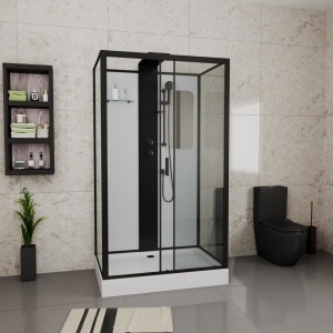 Душевая кабина Grossman Elegans GR252Q 120х80х217 L/R без крыши Душевая кабина Grossman Elegans GR252Q 120х80х217 L/R без крыши