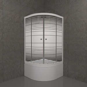 Душевой уголок Тритон "Полосы", высокий поддон 900x900x1910 Душевой уголок Тритон "Полосы", высокий поддон 900x900x1910