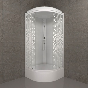 Душевая Кабина Тритон  Мозаика 90*90 В  ДН4 средний поддон  Душевая Кабина Тритон  Мозаика 90*90 В  ДН4 средний поддон