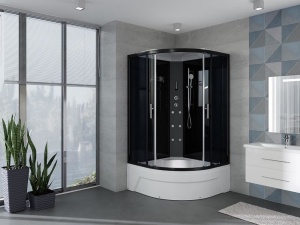 Душевая кабина Erlit ER571026-C24-RUS 100х100х220 тонированное стекло Душевая кабина Erlit ER571026-C24-RUS 100х100х220 тонированное стекло