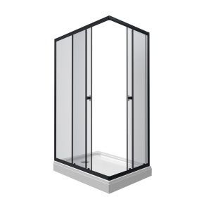 Душевой уголок "Вента-Блэк", с поддоном 1000x800x2020 Душевой уголок "Вента-Блэк", с поддоном 1000x800x2020
