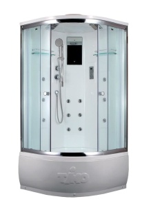 Душевая кабина Timo Lux T-7700 100х100х220 задняя стенка акриловая  Душевая кабина Timo Lux T-7700 100х100х220 задняя стенка акриловая