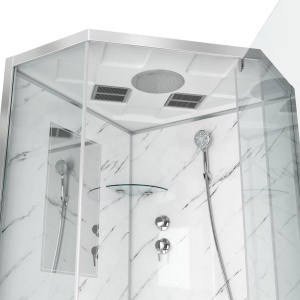 Душевая кабина Niagara Luxe NG-7702DM 100х100х210 L/R стенки мрамор Душевая кабина Niagara Luxe NG-7702DM 100х100х210 L/R стенки мрамор