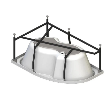 Акриловая ванна Vannesa Ирма 149х96 R комплект