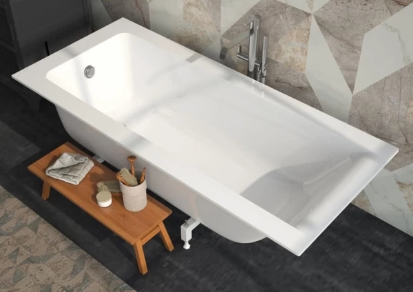 Ванна из искусственного камня Эстет Дельта Slim 170В 170х75 с возможностью изменения размера (комплект)