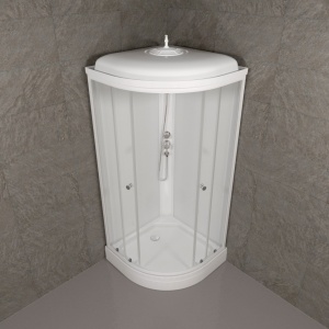 Душевая Кабина Экстра 88*88 А  низкий  поддон прозрачное стекло  Душевая Кабина Экстра 88*88 А  низкий  поддон прозрачное стекло