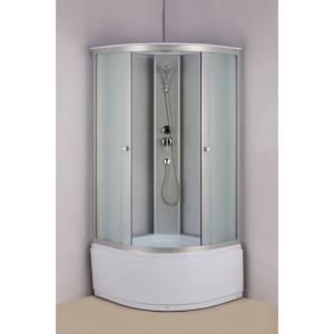 Душевая кабина ВМ-8811(90 x 90) задние стекла матовые без профилей, передние стекла матовые,  Душевая кабина ВМ-8811(90 x 90) задние стекла матовые без профилей, передние стекла матовые,