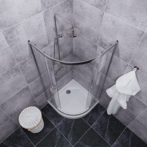 Душевой уголок "Альфа-Хром", без поддона 1000x1000x1850 Душевой уголок "Альфа-Хром", без поддона 1000x1000x1850