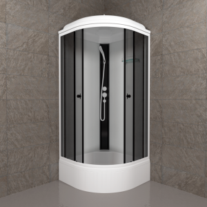 Душевая Кабина Тритон Грэй-Вайт 90*90 В полукруг средний поддон