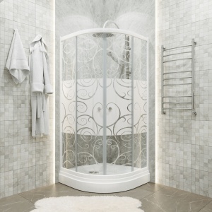 Душевой уголок Тритон "Узоры", низкий поддон 900x900x1910 Душевой уголок Тритон "Узоры", низкий поддон 900x900x1910