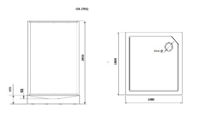 Душевая кабина Grossman Classic GR270QR 100х100х205 без крыши Душевая кабина Grossman Classic GR270QR 100х100х205 без крыши