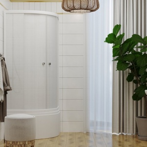 Душевое Ограждение Лён 90*90 Б высокий поддон  Душевое Ограждение Лён 90*90 Б высокий поддон