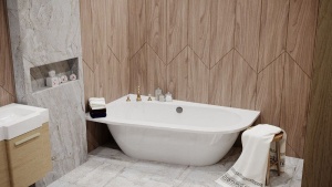 Ванна из искусственного камня Esse Marajo 190*90 L Ванна из искусственного камня Esse Marajo 190*90 L
