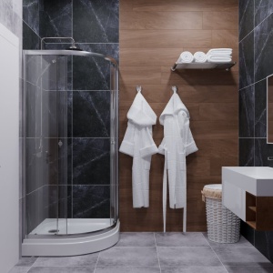 Душевое ограждение Triton Альфа-Хром 80*80*202 с поддоном Душевое ограждение Triton Альфа-Хром 80*80*202 с поддоном