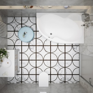 Ванна Тритон  Мари левая полный комплект в наличии