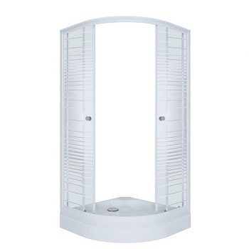 Душевое ограждение Triton Стандарт полосы 100*100*205 А с поддоном Душевое ограждение Triton Стандарт полосы 100*100*205 А с поддоном