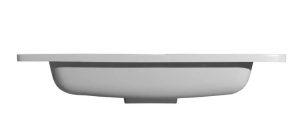 Тумба с раковиной Style Line Бергамо мини 60 антискрейч белая матовая подвесная