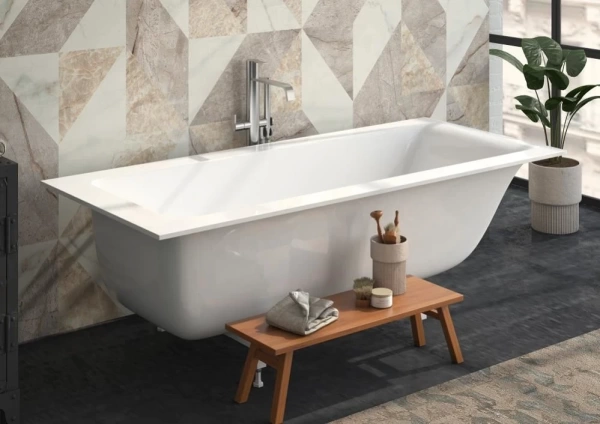 Ванна из искусственного камня Эстет Дельта Slim 170В 170х75 с возможностью изменения размера (комплект)