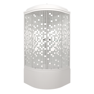 Душевая Кабина Тритон  Мозаика 90*90 Б ДН4 высокий  поддон  Душевая Кабина Тритон  Мозаика 90*90 Б ДН4 высокий  поддон